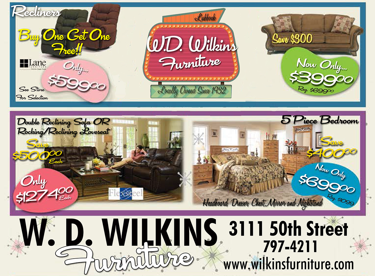 Lubbock Furniture Stores by W.D. Wilkins Furniture in Lubbock